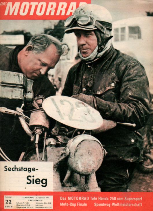 image - cover of Das Motorrad #22 25 Oct 1961